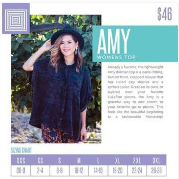 LuLaRoe Amy Butterfly Pink Dolman Sleeve Button Down Shirt Pink Gypsy Blouse - Picture 3 of 10